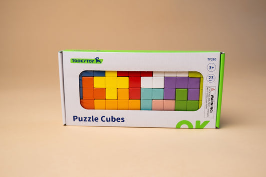Medinis dėlionių žaidimas „Puzzle Cubes“