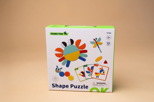 Lavinamoji medinė dėlionė „Shape Puzzle“