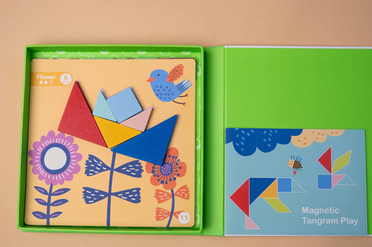 Lavinamasis magnetinis rinkinys „Magnetic Tangram Play“