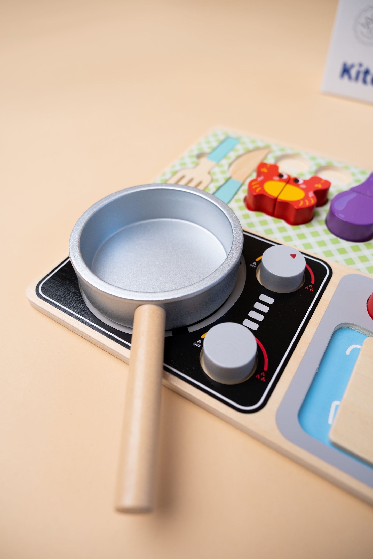 Medinis virtuvės žaislų rinkinys „Kitchen Play Set“