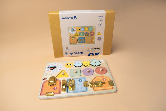 Medinė edukacinė veiklos lenta „Busy Board“