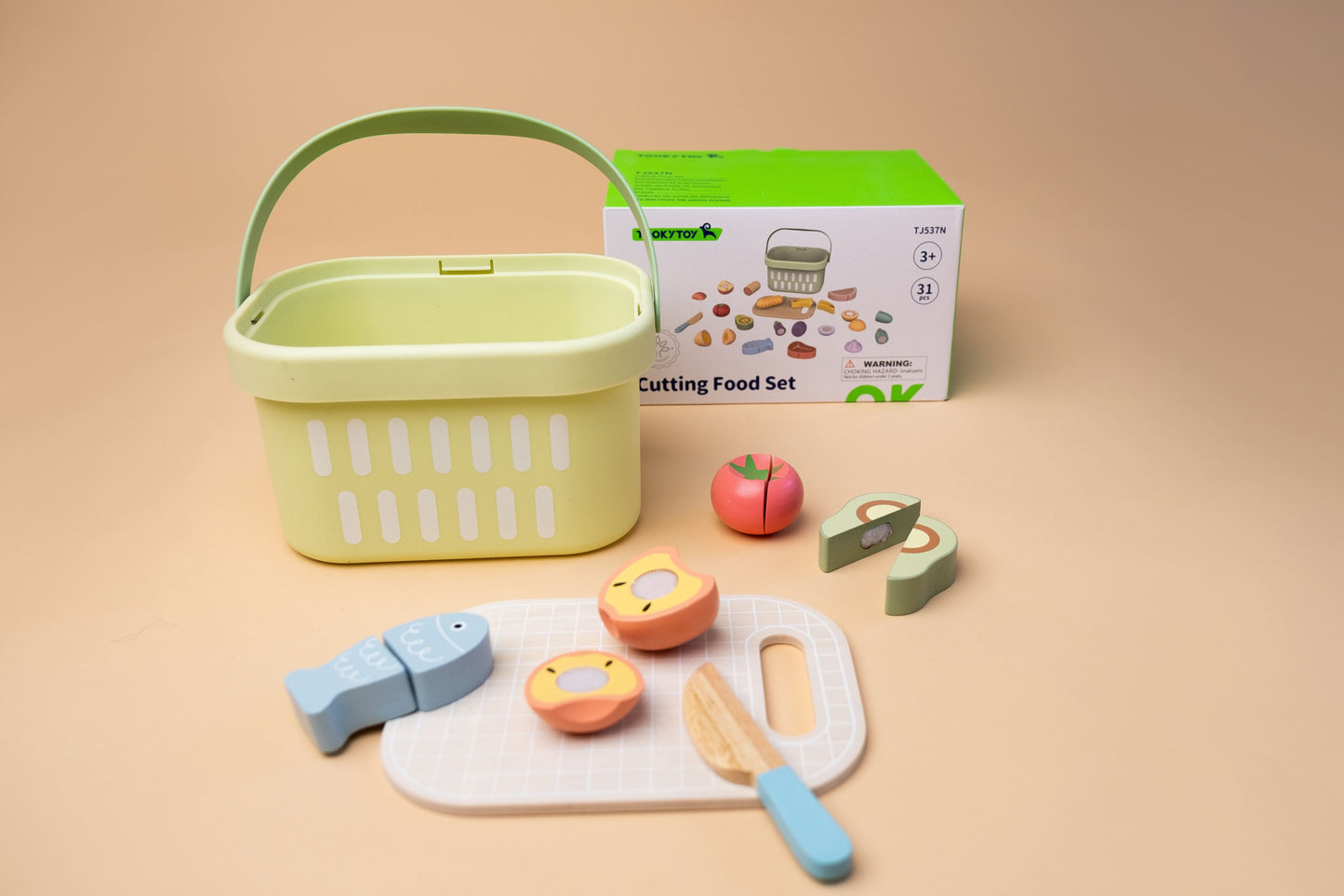 Medinis maisto pjaustymo rinkinys