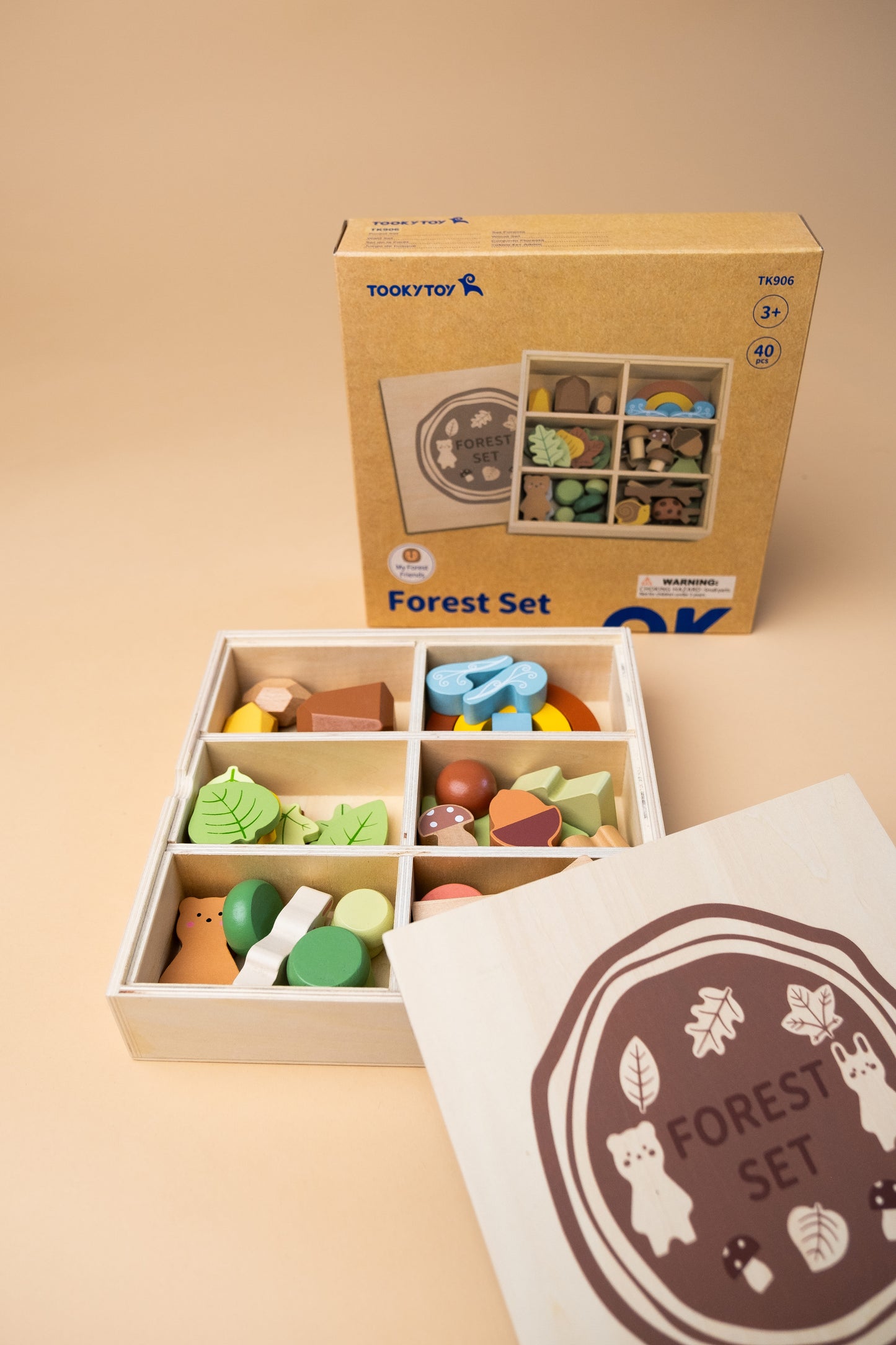 „Forest set“ medinis miško tematikos rinkinys