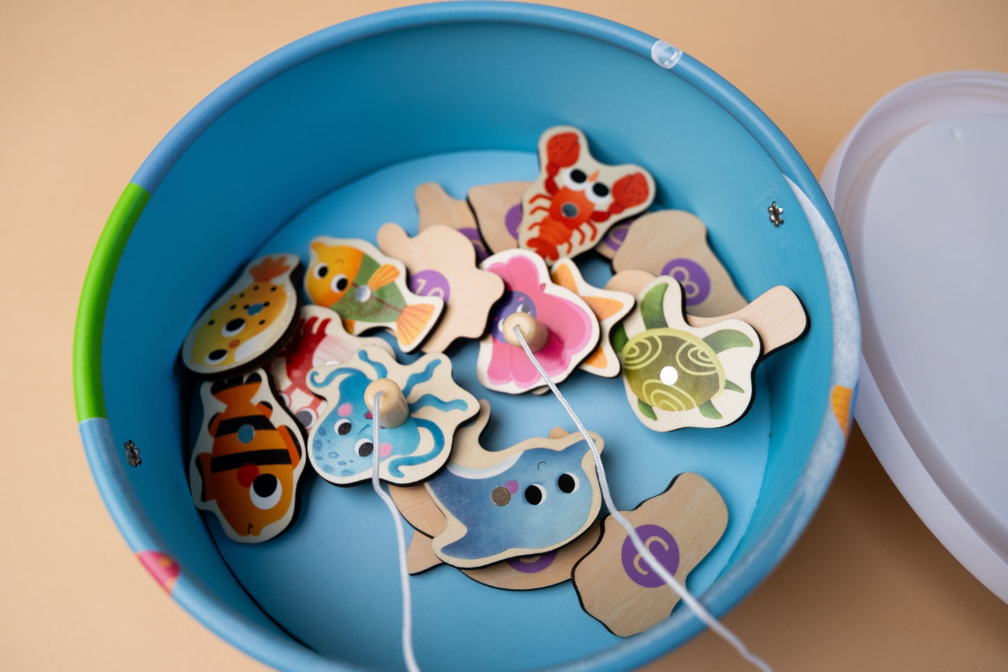 Medinis žvejybos žaidimas „Fishing game“