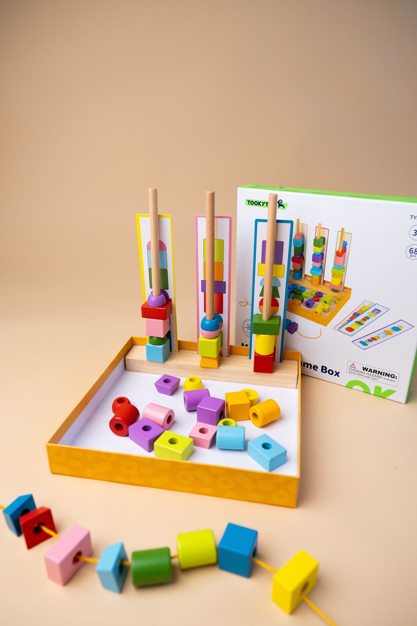 Edukacinis žaidimas „Maze Bead Game box“